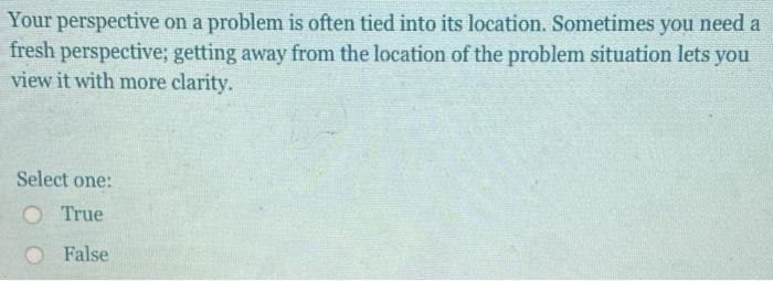 If you are having difficulty accepting a problem,