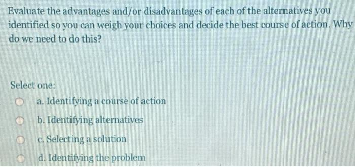 If you are having difficulty accepting a problem,