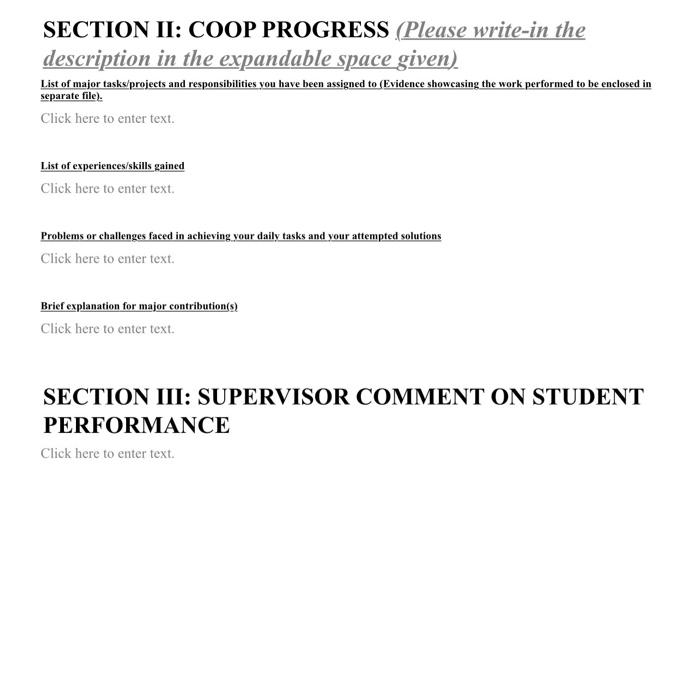 Imagine that you are a cooperative training