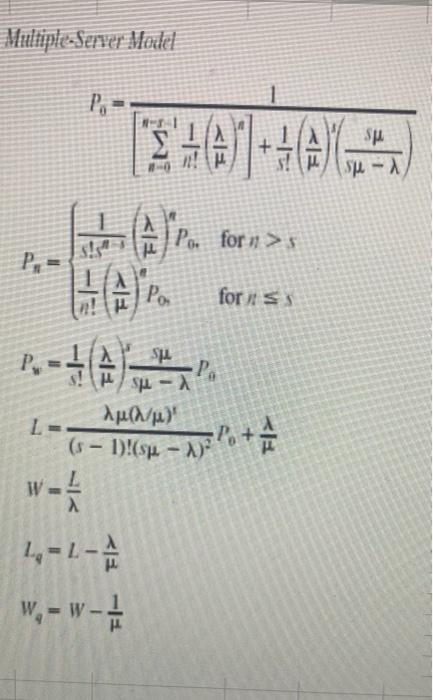 resolve with attached formulas (Using poisson