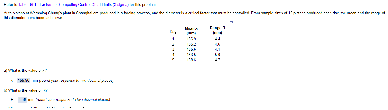 answer part e Sample Size, n 2 3 4 5 6 7 8 9 10