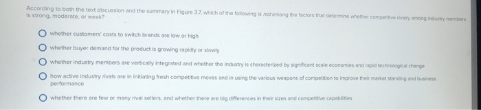 According to both the text discussion and the