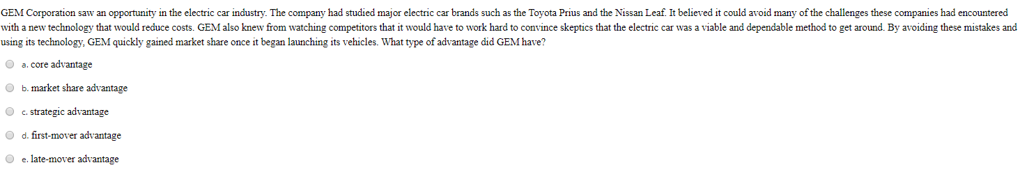 GEM Corporation saw an opportunity in the