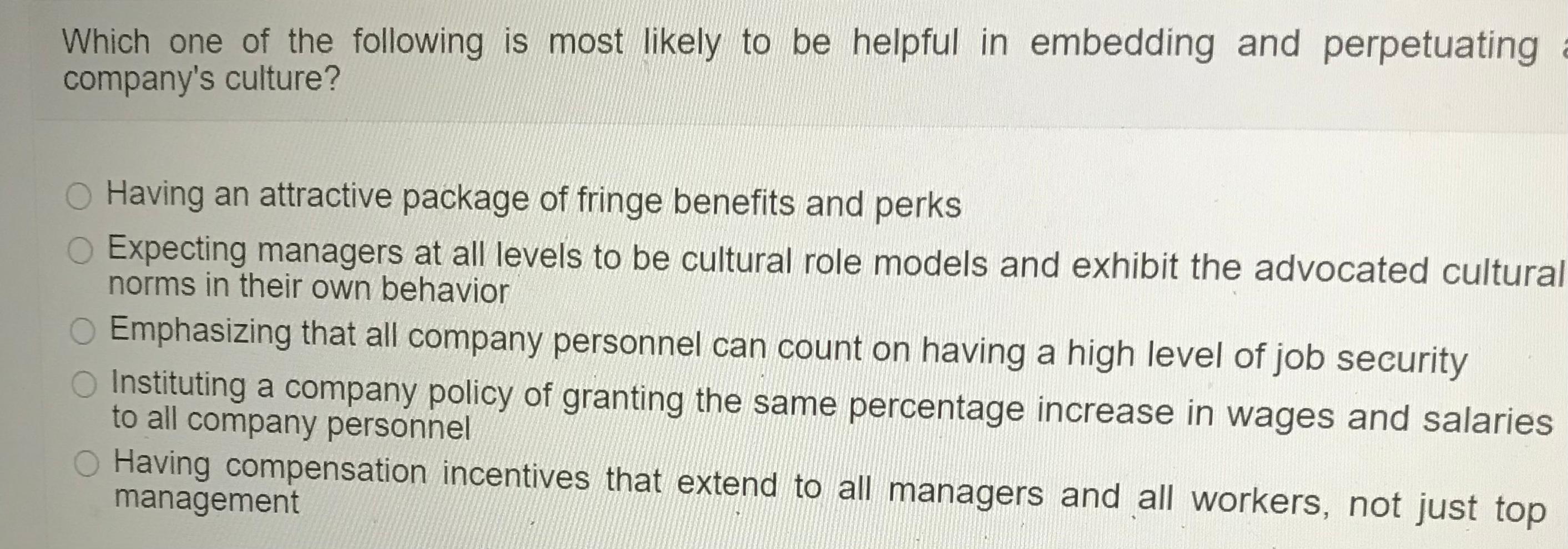 Which one of the following is most likely to be