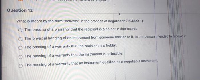 12. answer asap business law What is meant by the