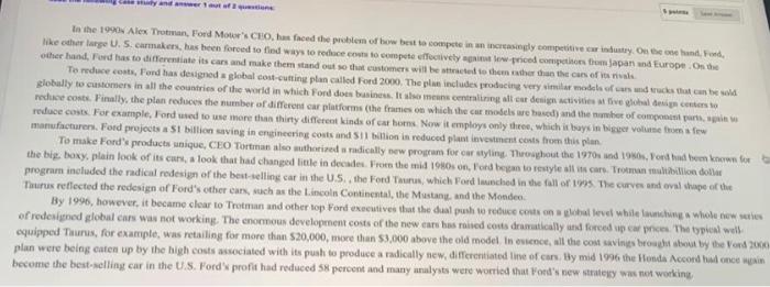 Answer one of the following two questions: