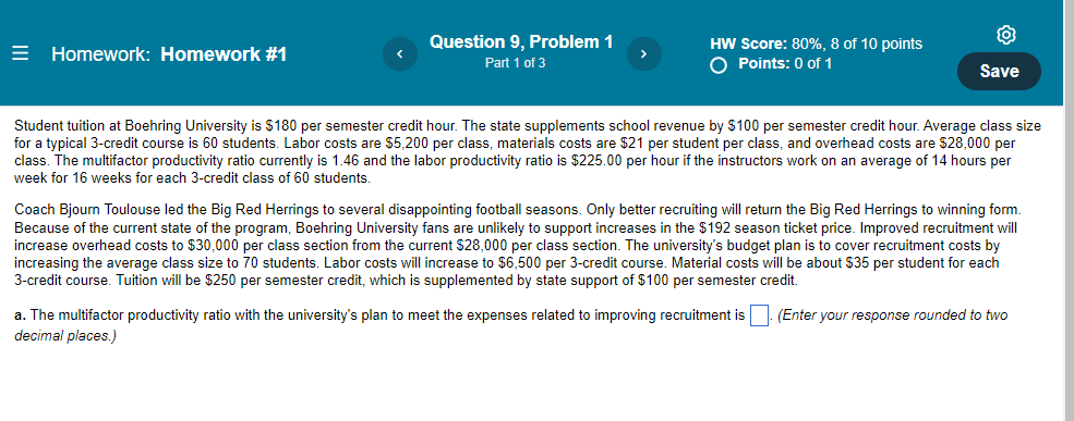 = Homework: Homework #1 Question 9, Problem 1