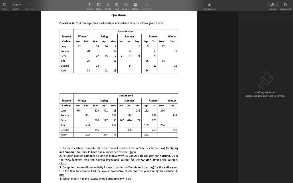 125% % Zoom 1 ED Insert Table Table S Format