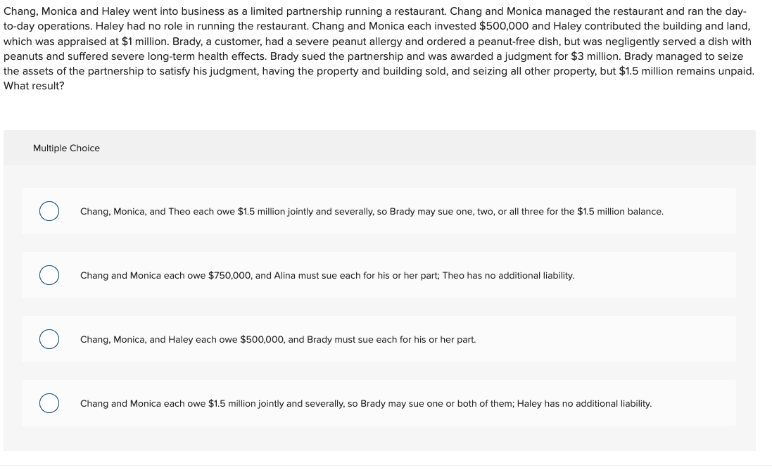 Chang, Monica and Haley went into business as a