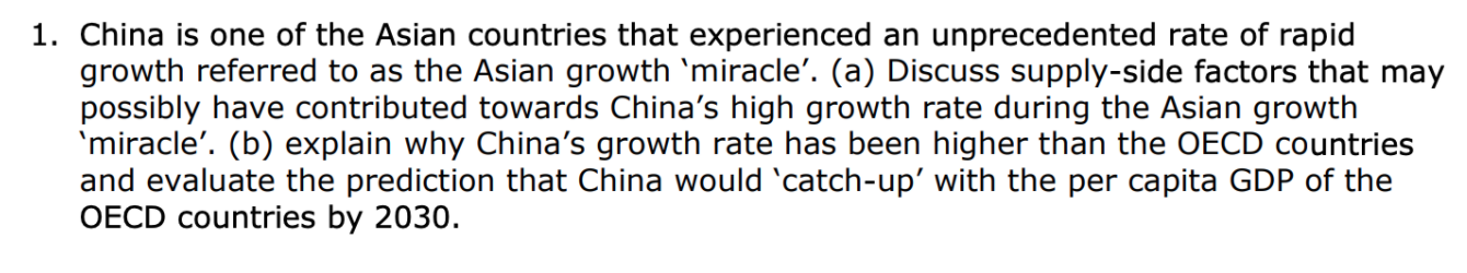 1. China is one of the Asian countries that