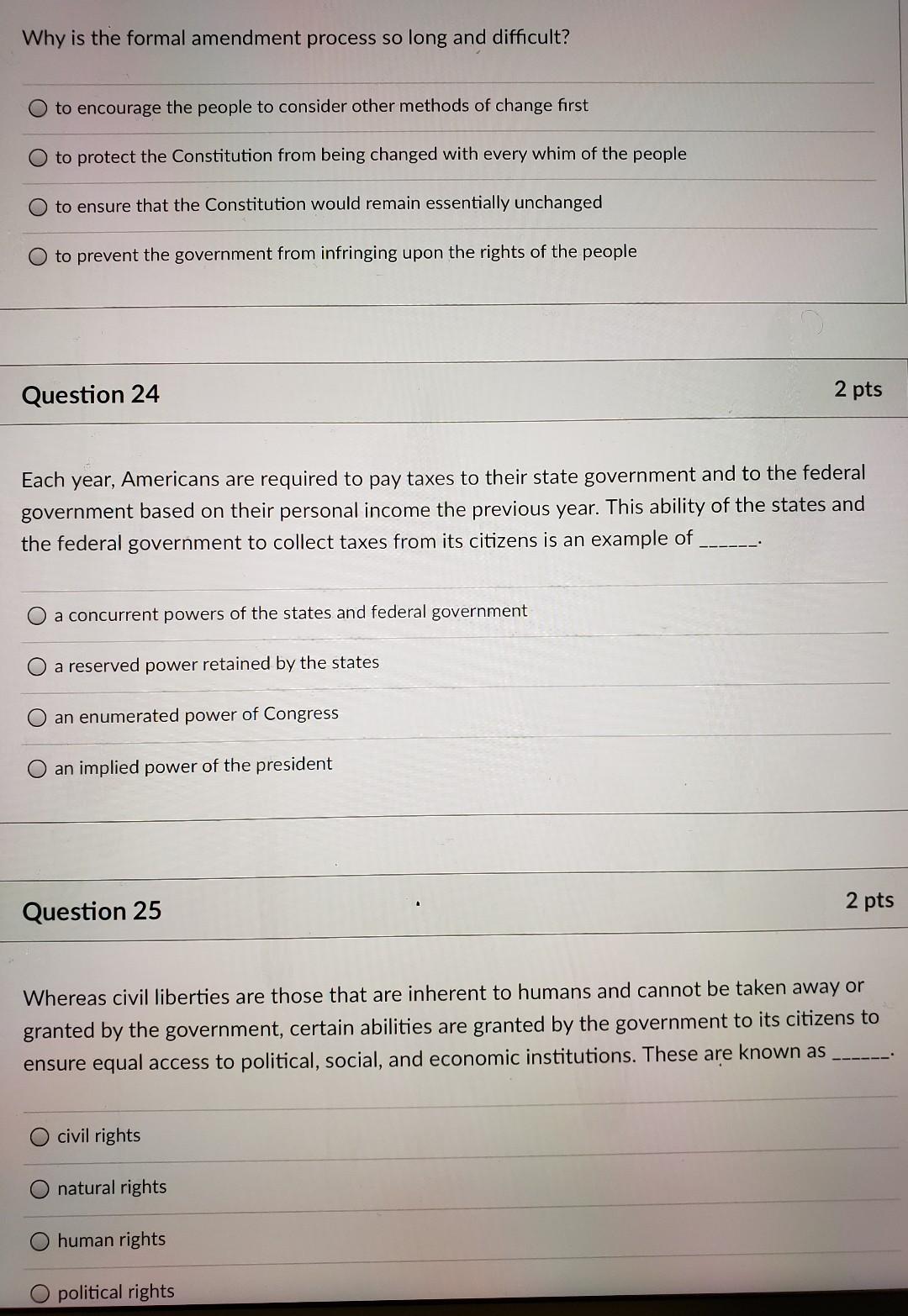 Why is the formal amendment process so long and