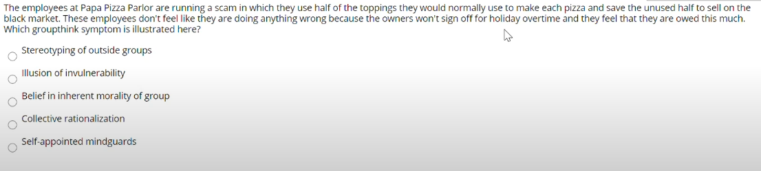 The employees at Papa Pizza Parlor are running a