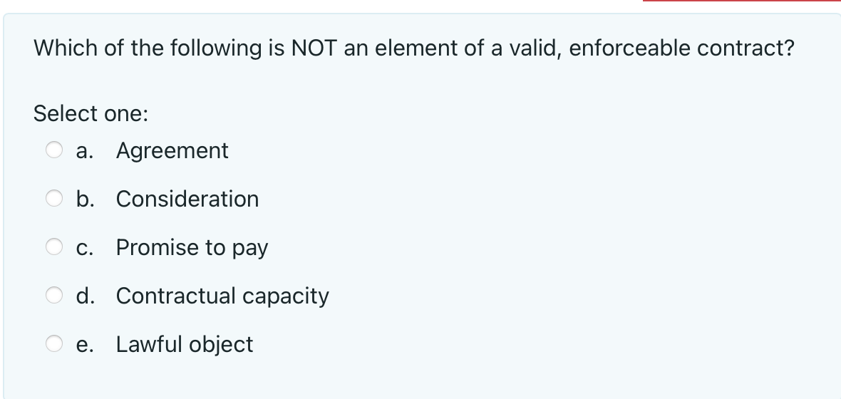 Please answer all Which of the following is NOT