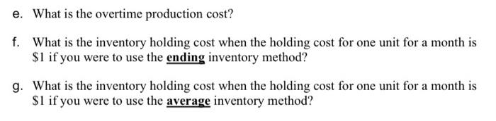 please answer and show your work 1. General Food