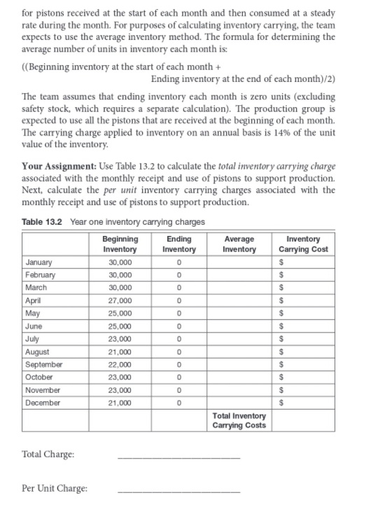 CALCULATING INVENTORY CARRYING CHARGES AT FLEXCON