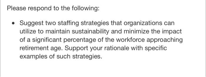 Please respond to the following: Suggest two