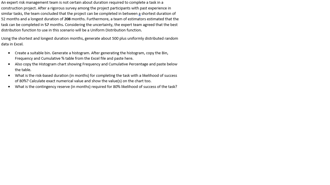 An expert risk management team is not certain