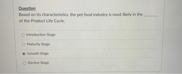 Question Based on its characteristics, the pet