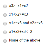 1) Project 3 can be selected only if both