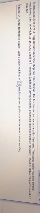 A production line at V. J. Sugumaran's machine