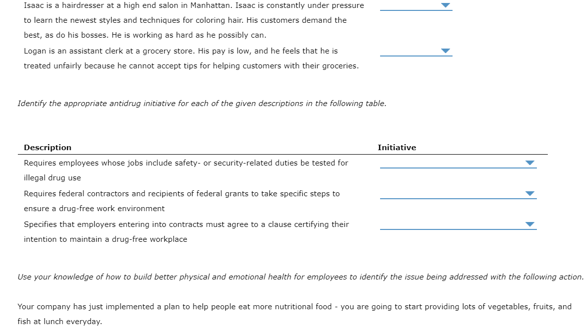 OPTIONS FOR ISAAC & LOGAN: low control, low