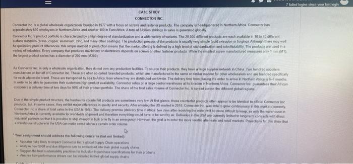 = 7 folied logins since your last kohe CASE STUDY