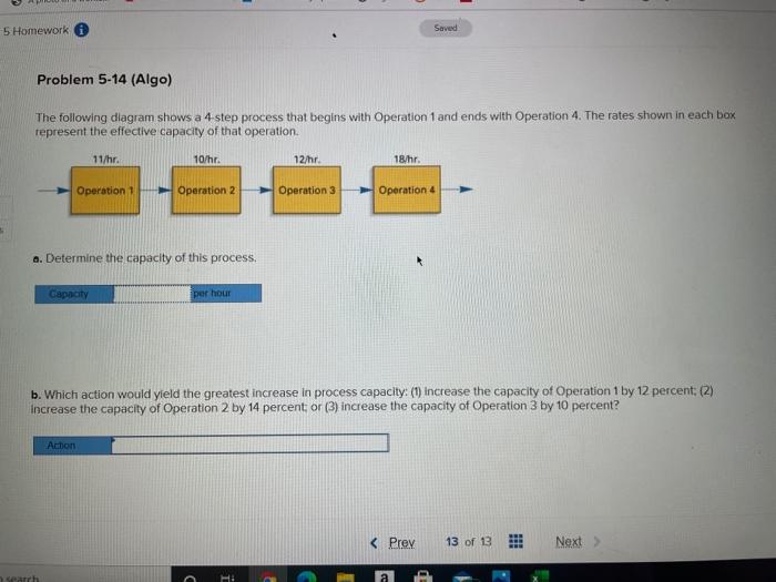 5 Homework Saved Problem 5-14 (Algo) The