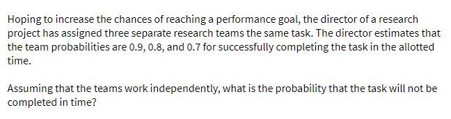 Hoping to increase the chances of reaching a