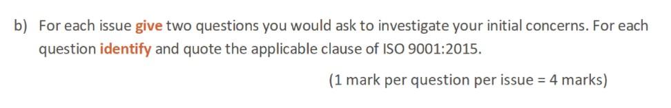 3.1 A road haulage company's quality policy