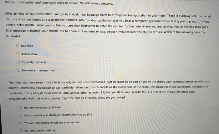 Please answer the following questions Exercise