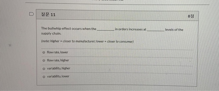 n 11 88 in orders increases at The bullwhip