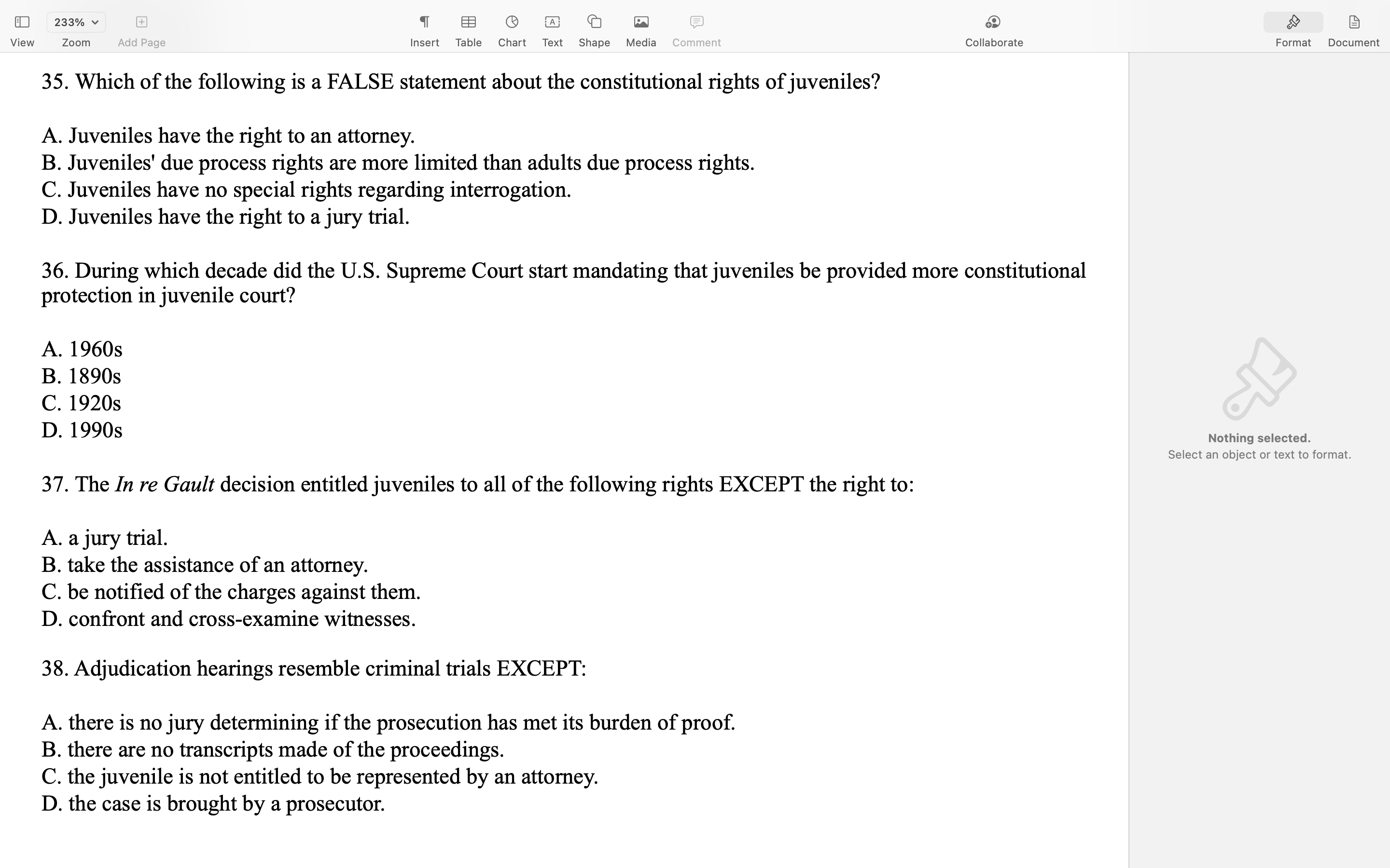 IMPORTANT NOTE: THESE QUESTIONS ARE FROM A