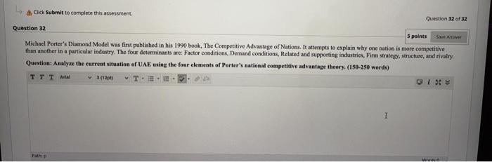 operations management michael porter's diamond