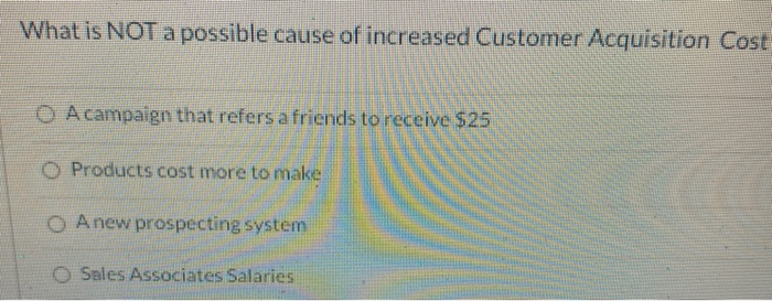 What is NOT a possible cause of increased