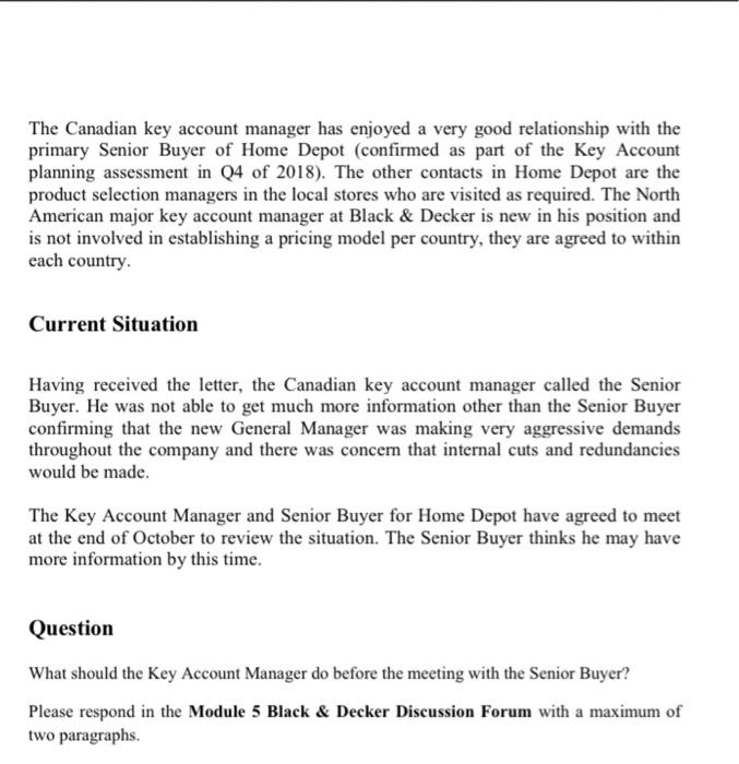 Black & Decker, Inc. - A Case Study Black &