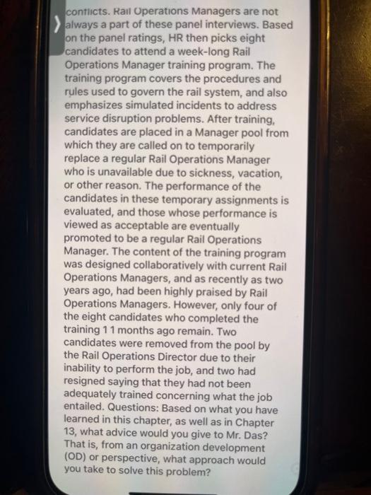 Read the integrative case A Problem at Metro