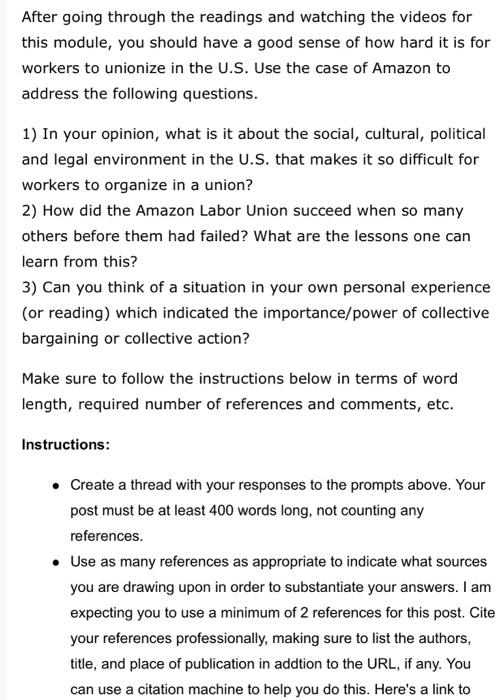 After going through the readings and watching the