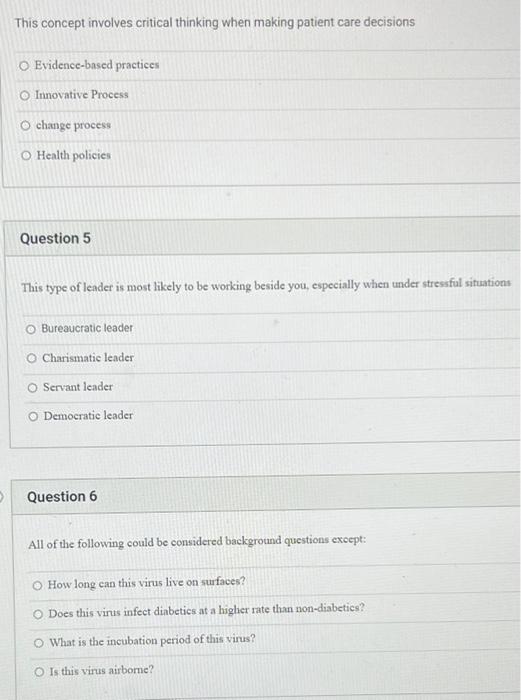 This concept involves critical thinking when