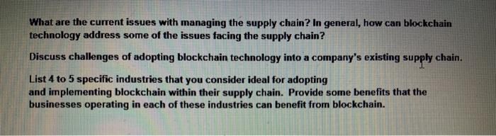 What are the current issues with managing the