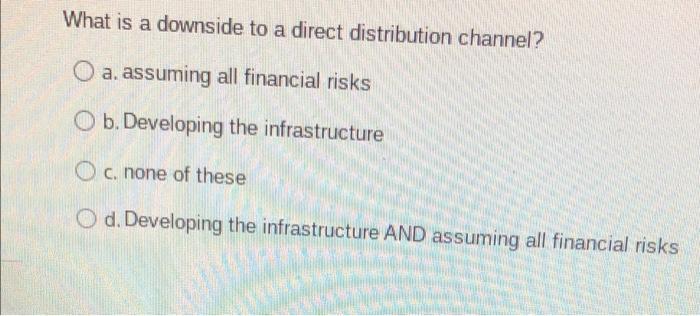 help get the product to customers and can help