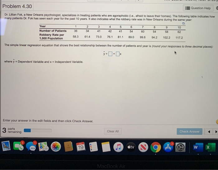 1 36 2 34 3 41 6 54 7 60 62 Problem 4.30 Question