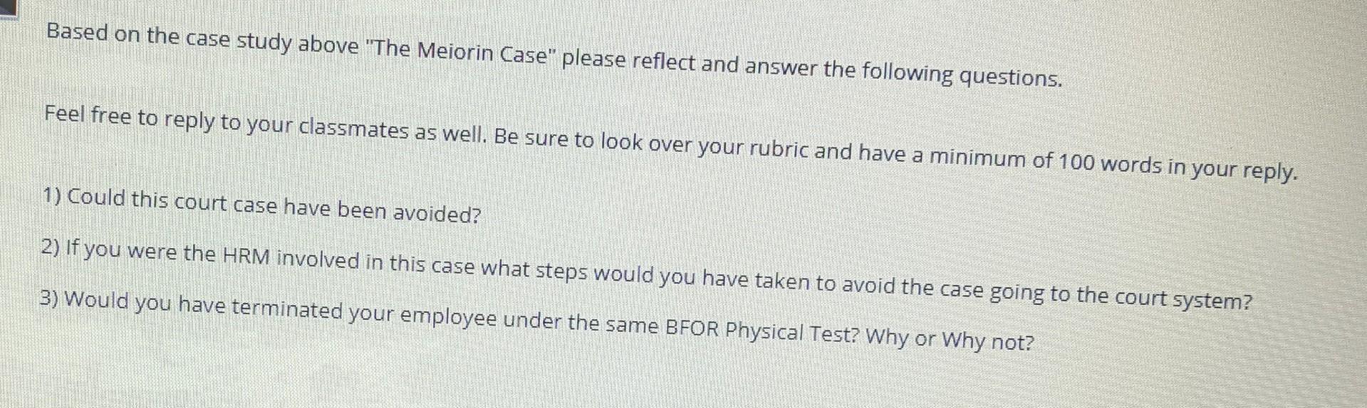 answer these there questions based on above case