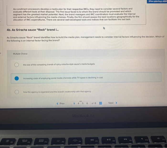the one selected was wrong Sriracha: Developing