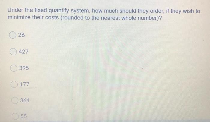 The same data problem is used to answer few