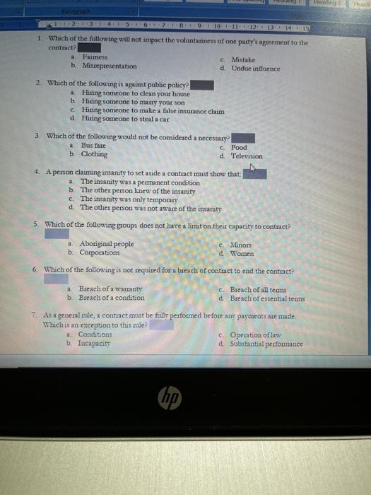 eating 12 13 14 15 16 1. Which of the following