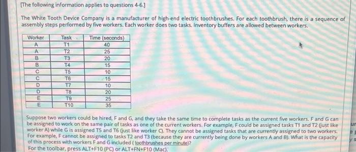 [The following information applies to questions