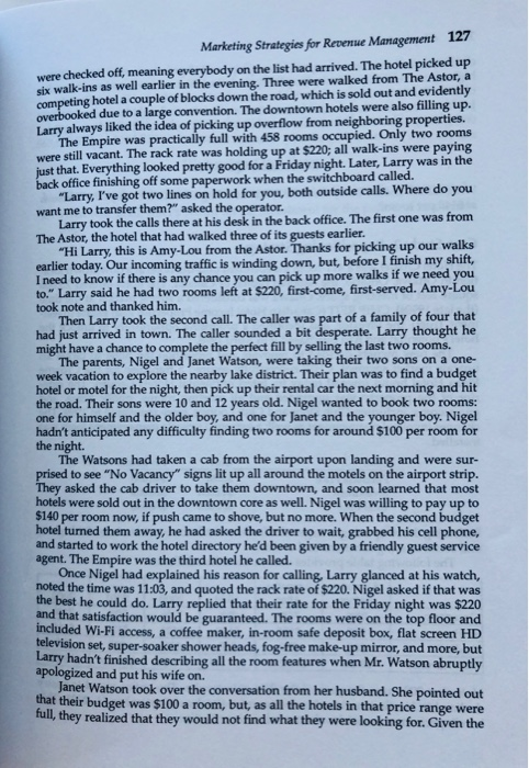 O Case Studies Case Study 1: The Last Two Rooms