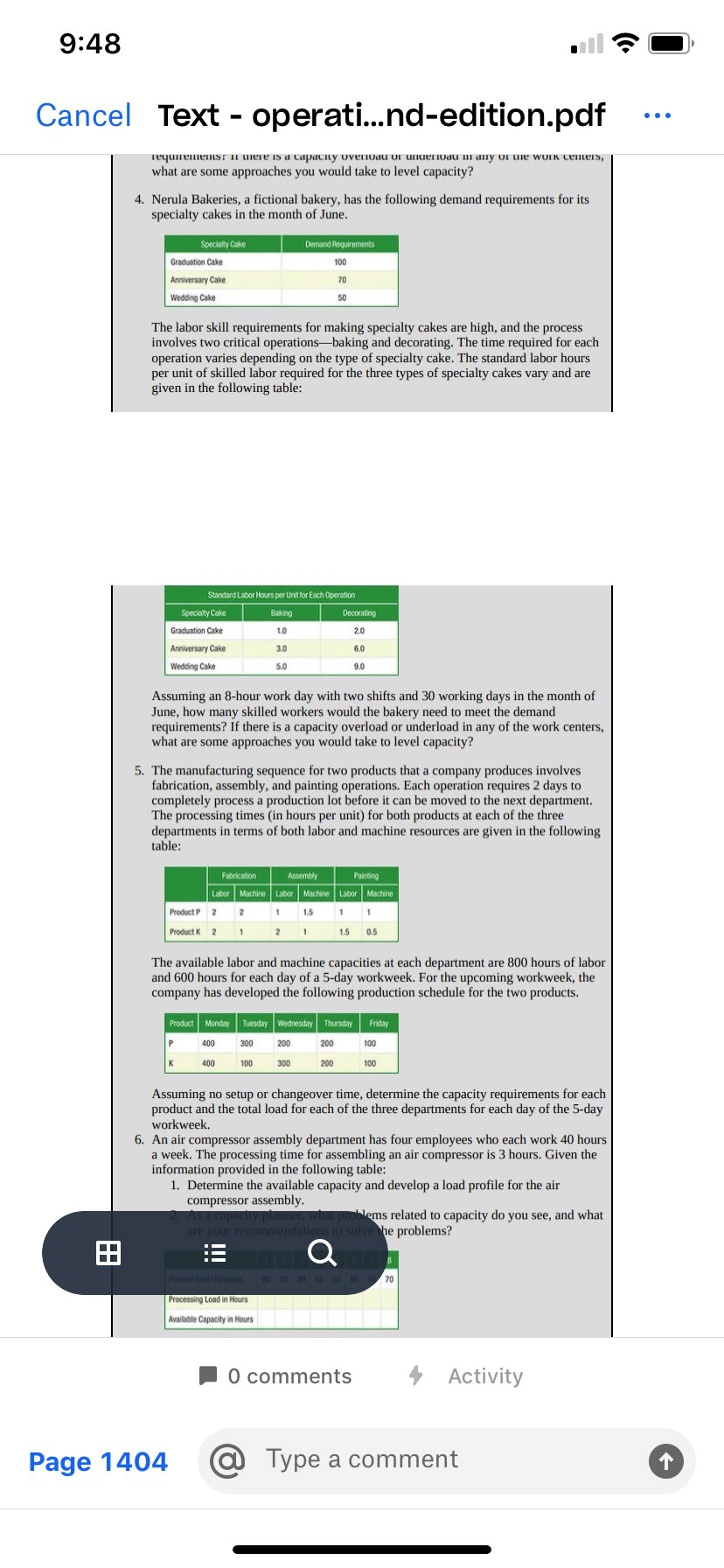 Please answer #4 and #5 in excel format with the