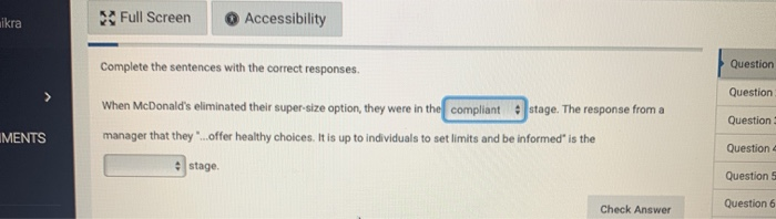 ikra Full Screen Accessibility Complete the