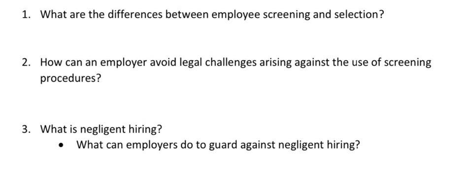 1. What are the differences between employee